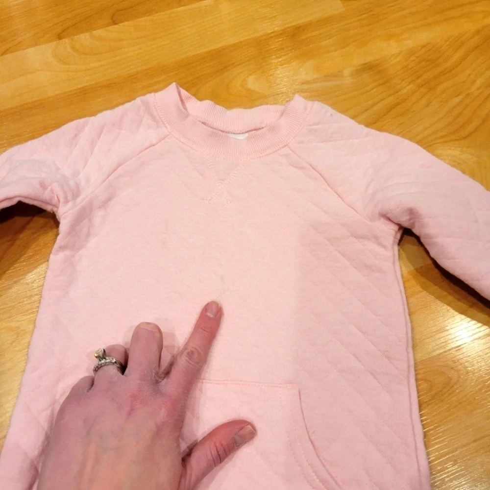 Carter's quilted jumpsuit pink size 18 months